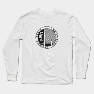 CSA Large/Centred Black Logo Long Sleeve T-Shirt